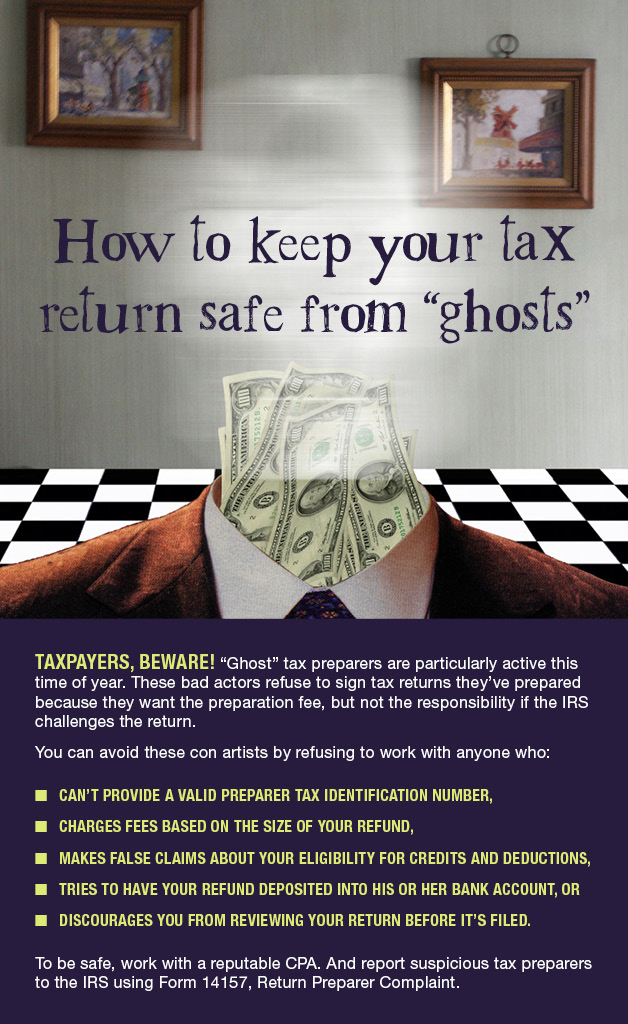 How to keep your tax return safe from “ghosts”