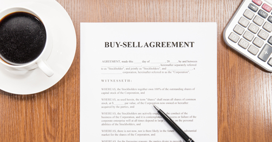 Business Owner? A Buy-sell Agreement Should Be Part Of Your Estate Plan